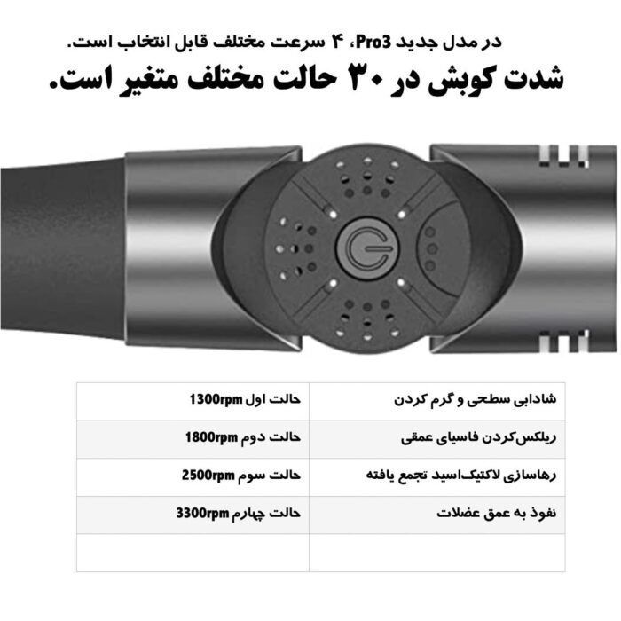 ماساژور برقی بوستر مدل پرو ۳ کوبش